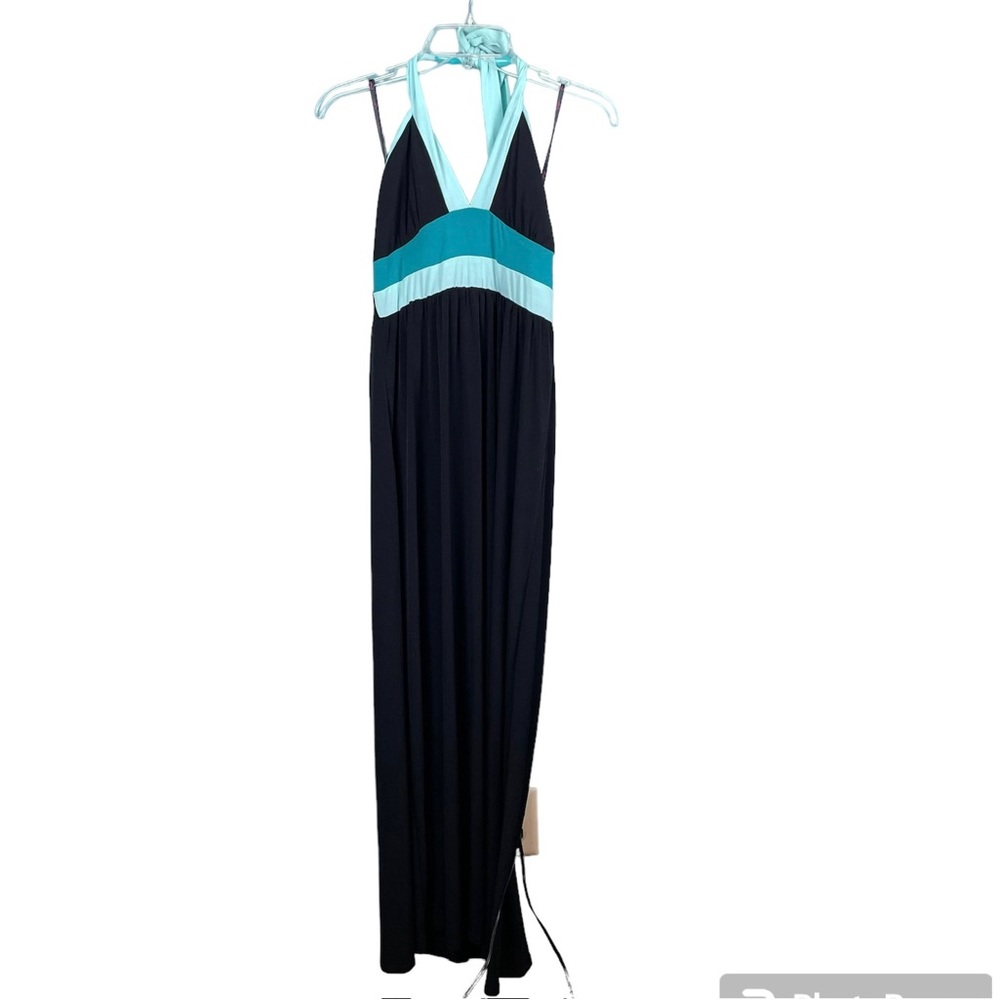 Candies black and teal maxi dress Women’s Soze Small